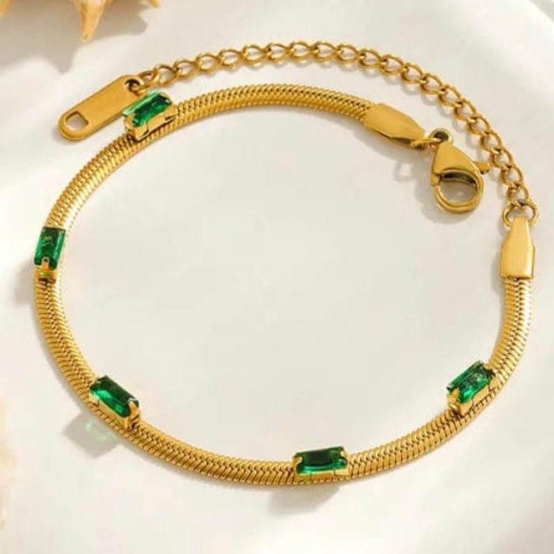 Emerald Gleam Bracelet