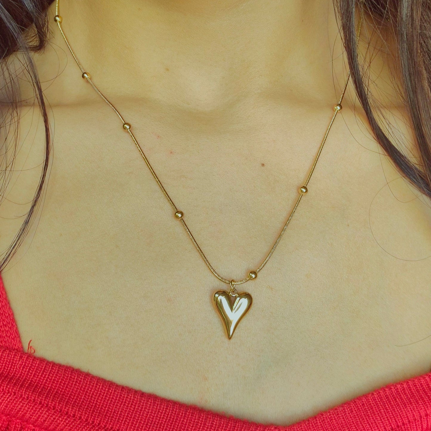 Pure Love Pendant beads chain