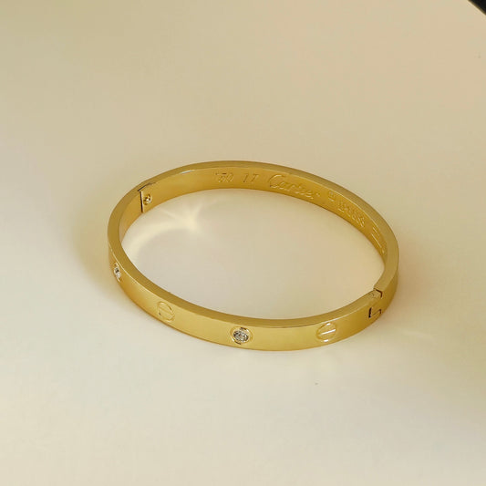 Eterna screw‑detail bangle Bracelet